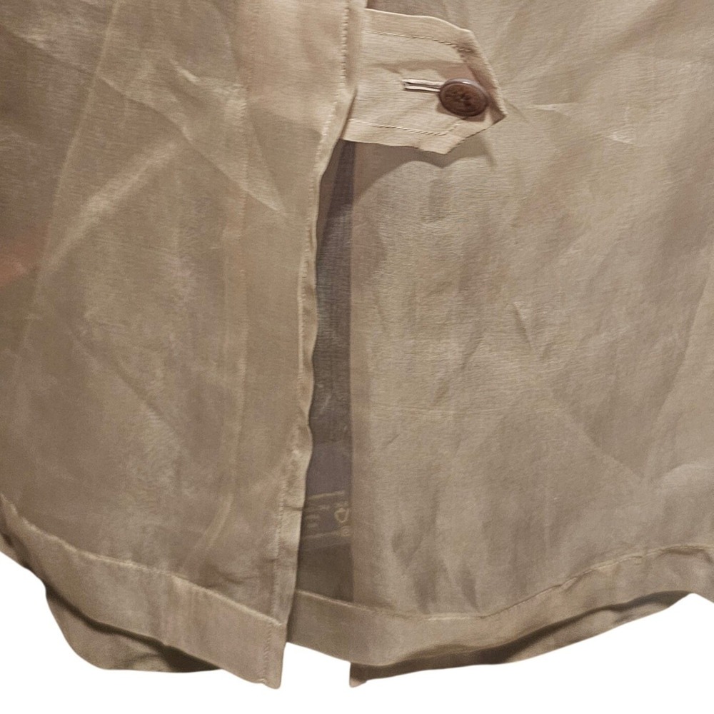 Rare Ralph Lauren Collection Purple Label Jayne Silk Organza Trench Mauve US 2 - Picture 15 of 16